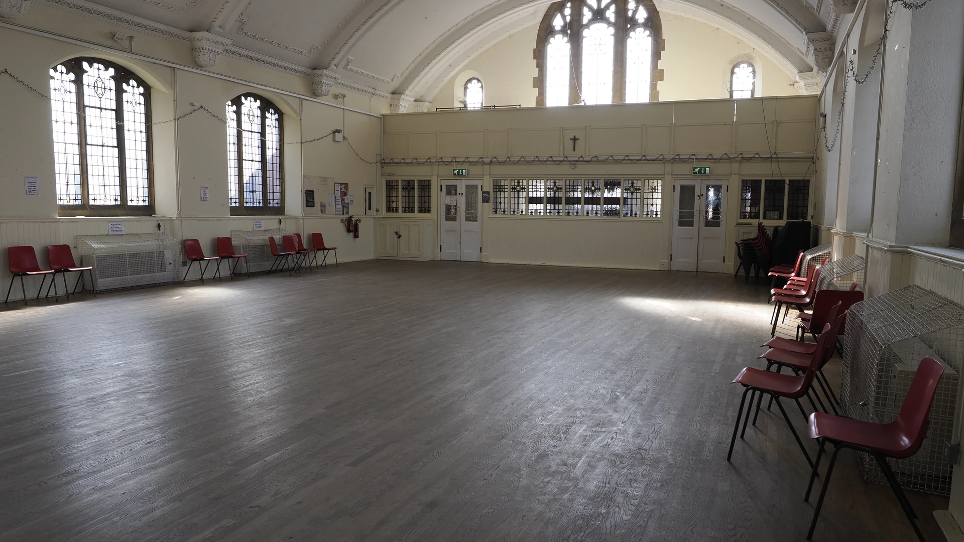 Large Hall looking away from the stage